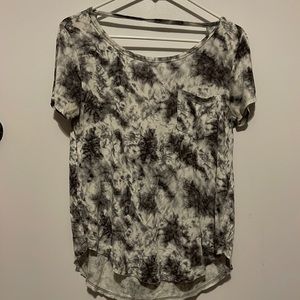 White and grey shirt